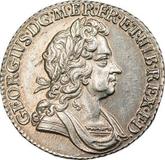 Obverse Shilling 1723 First draped bust