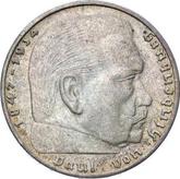 Obverse 2 Reichsmark 1938 A