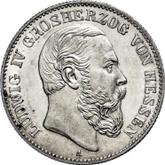 Obverse 2 Mark 1891 A Hesse