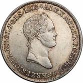 Obverse 1 Zloty 1834 IP