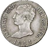 Obverse 2 Reales 1811 M AI