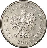 Obverse 20 Groszy 2008 MW