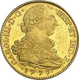 Obverse 8 Escudos 1777 M PJ