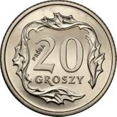 Reverse 20 Groszy 1990 Pattern