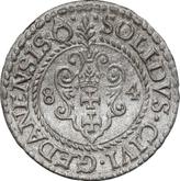 Obverse Schilling (Szelag) 1584 Danzig