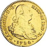 Obverse 2 Escudos 1790 S C