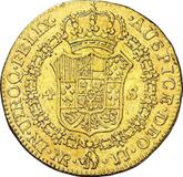 Reverse 4 Escudos 1775 NR JJ