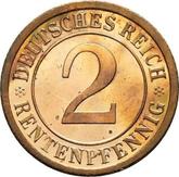 Obverse 2 Rentenpfennig 1924 A