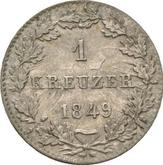 Reverse Kreuzer 1849