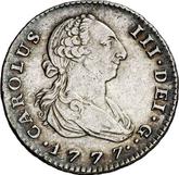 Obverse 1 Real 1777 M PJ