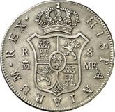 Reverse 8 Reales 1798 M MF