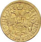 Reverse Chervonetz (Ducat) 1713 D-L