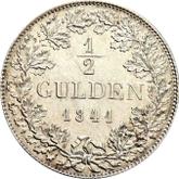 Reverse 1/2 Gulden 1841