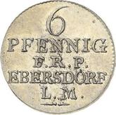 Reverse 6 Pfennig 1812 Ebersdorf