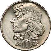 Reverse 10 Zlotych 1966 MW 200th Anniversary of the Death of Tadeusz Kosciuszko