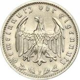 Reverse 1 Reichsmark 1938 F