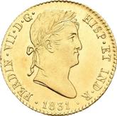 Obverse 2 Escudos 1831 S JB