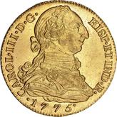 Obverse 4 Escudos 1775 So DA