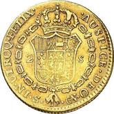 Reverse 2 Escudos 1805 S CN