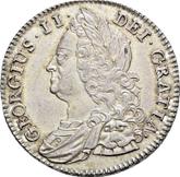 Obverse Halfcrown 1743 Old Head