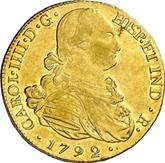 Obverse 8 Escudos 1792 P JF