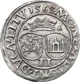 Reverse 2 Grosz (Dwugrosz) 1565 Lithuania