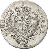 Reverse 3 Kreuzer 1837