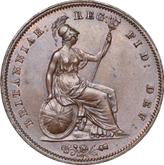 Reverse Penny 1854 WW