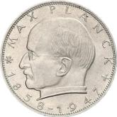 Obverse 2 Mark 1957 F Max Planck