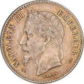 Obverse 50 Centimes 1865 K