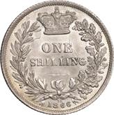Reverse Shilling 1866