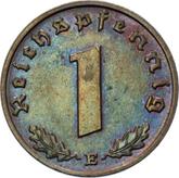Obverse 1 Reichspfennig 1938 E