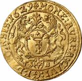 Reverse Ducat 1629 SB Danzig