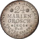 Reverse 24 Mariengroschen 1824 CvC