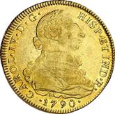 Obverse 8 Escudos 1790 NR JJ