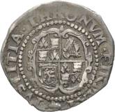 Reverse 2 Pence (Halfgroat) no date (1625-1642) Second draped bust