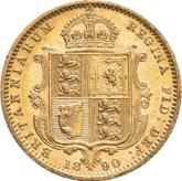 Reverse Half Sovereign 1890 Jubilee Head
