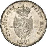 Reverse 20 Kreuzer 1809 L