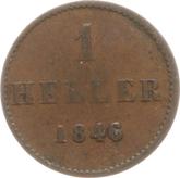 Reverse 1 Heller 1846