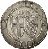 Reverse Halfcrown 1653