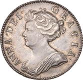 Obverse Shilling 1705 Second draped bust