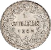 Reverse Gulden 1842