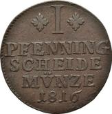 Reverse 1 Pfennig 1816 FR