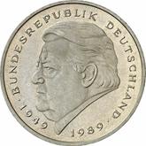 Obverse 2 Mark 1994 J Franz Josef Strauss