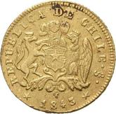 Obverse 1 Escudo 1843 So IJ