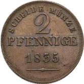 Reverse 2 Pfennig 1835