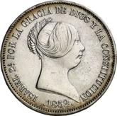 Obverse 20 Reales 1852