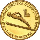 Reverse 2000 Zlotych 1980 MW XIII Winter Olympic Games - Lake Placid 1980