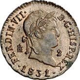 Obverse 2 Maravedís 1831