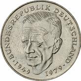 Obverse 2 Mark 1989 G Kurt Schumacher